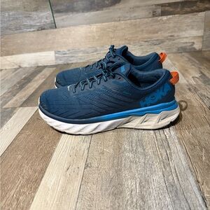 Hoka One One Arahi 4 Men SZ 8 Shoes Sneakers Majolica Blue Dresden Running